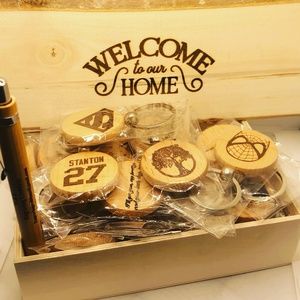 Personalized Wood Keychain